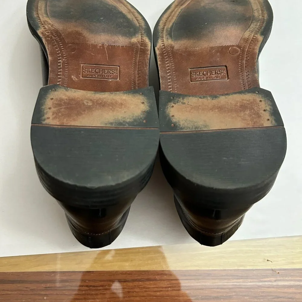 Skechers Leather Vintage Boot with Buckle - Made in Italy - Picture 11 of 13